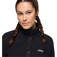 Columbia forro polar mujer Jasper Ridge Pebbled Fleece Full Snap vista detalle