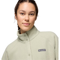 Columbia forro polar mujer Jasper Ridge Pebbled Fleece Full Snap vista detalle