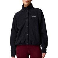 Columbia forro polar mujer Jasper Ridge Pebbled Fleece Full Snap vista frontal