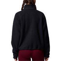 Columbia forro polar mujer Jasper Ridge Pebbled Fleece Full Snap vista trasera