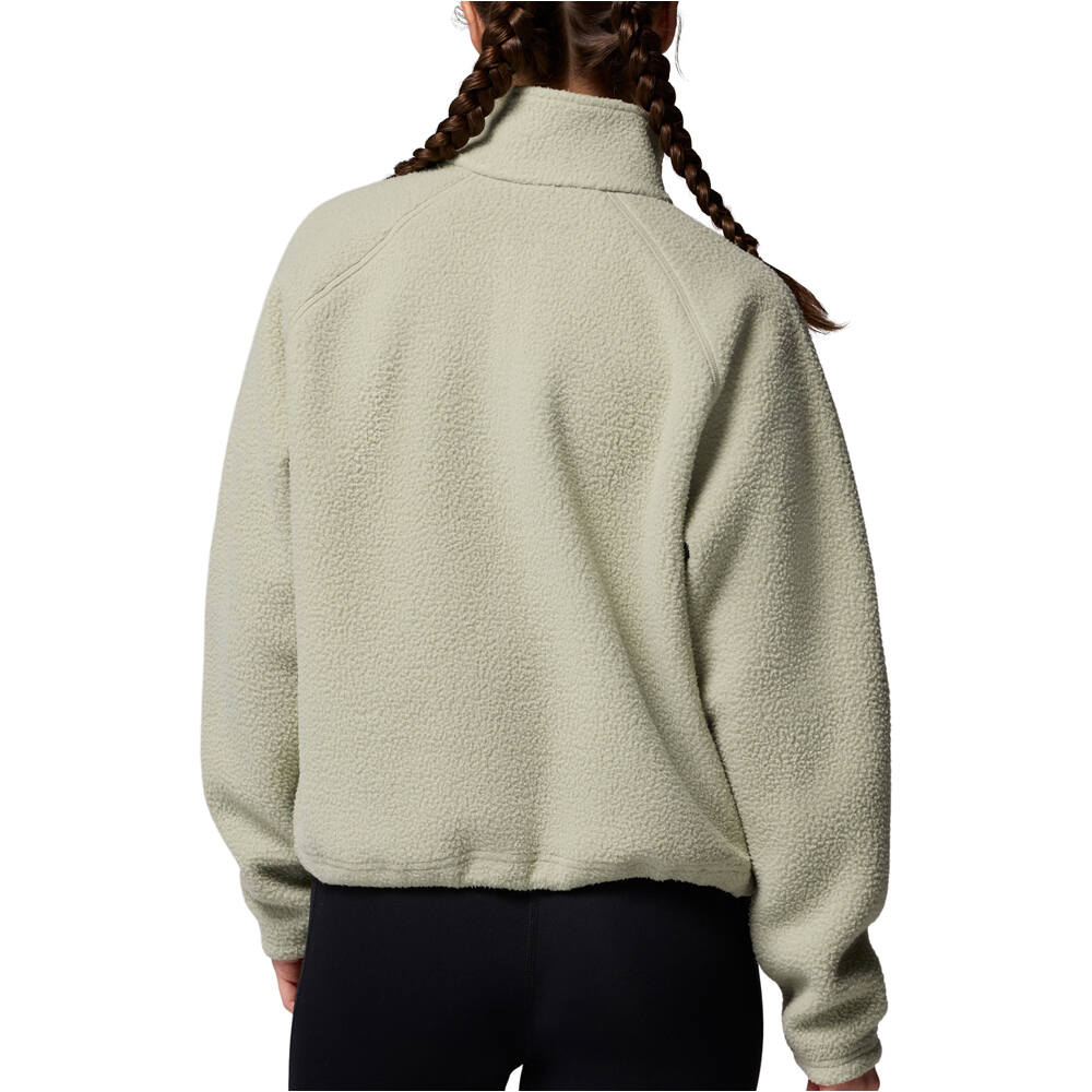 Columbia forro polar mujer Jasper Ridge Pebbled Fleece Full Snap vista trasera