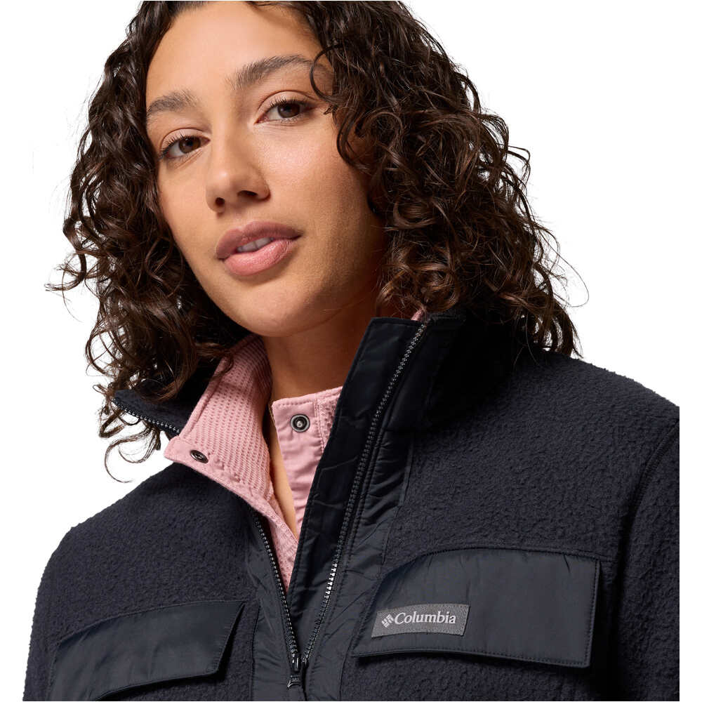 Columbia forro polar mujer Juniper Peak Full Zip Fleece vista detalle