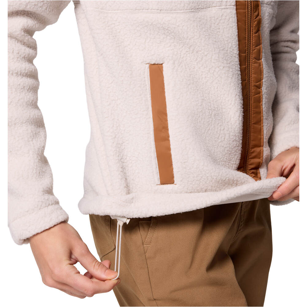 Columbia forro polar mujer Juniper Peak Full Zip Fleece vista detalle
