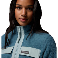 Columbia forro polar mujer Juniper Peak Full Zip Fleece vista detalle