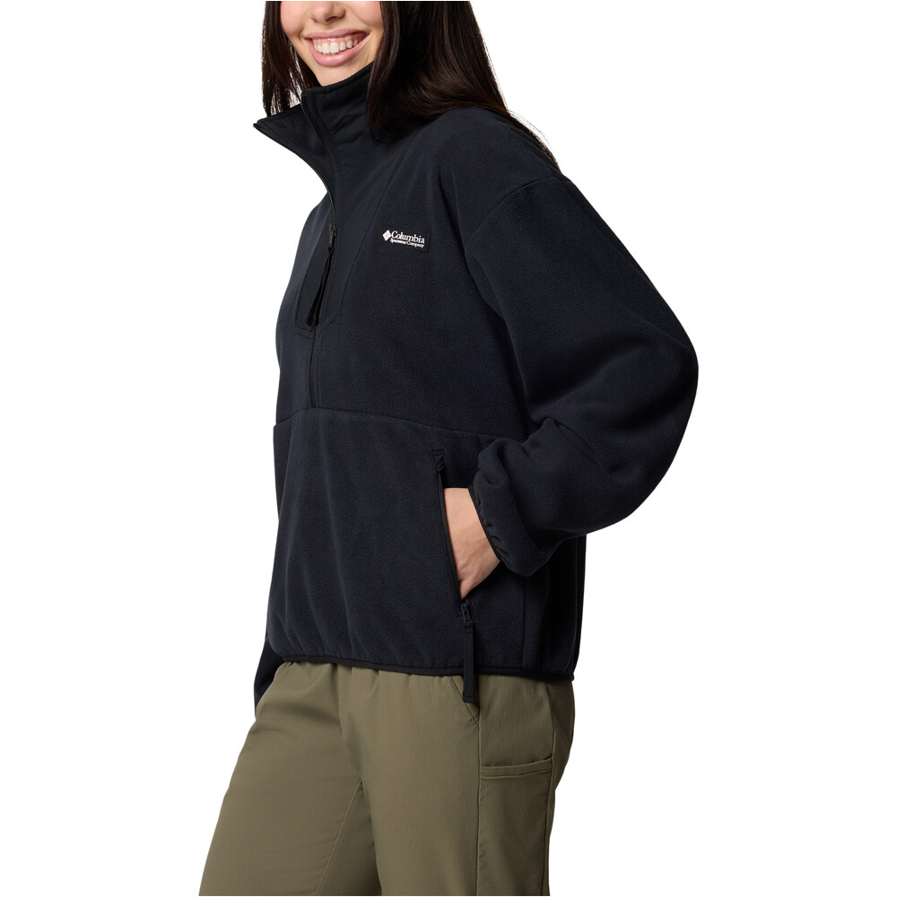 Columbia forro polar mujer Sequoia Grove 1/2 Zip Fleece vista detalle