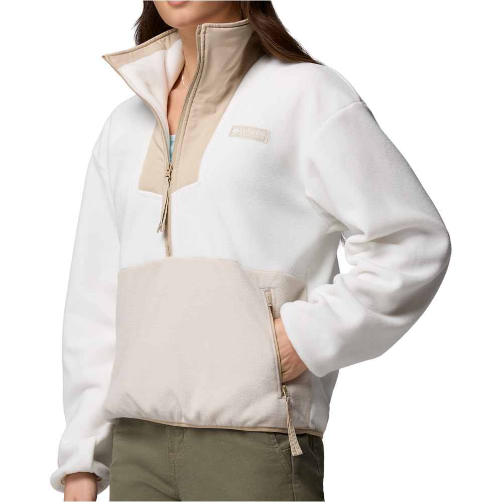 Columbia forro polar mujer Sequoia Grove 1/2 Zip Fleece vista detalle