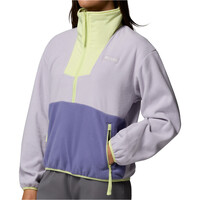 Columbia forro polar mujer Sequoia Grove 1/2 Zip Fleece vista detalle