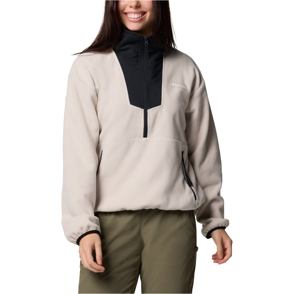 Columbia forro polar mujer Sequoia Grove 1/2 Zip Fleece vista frontal