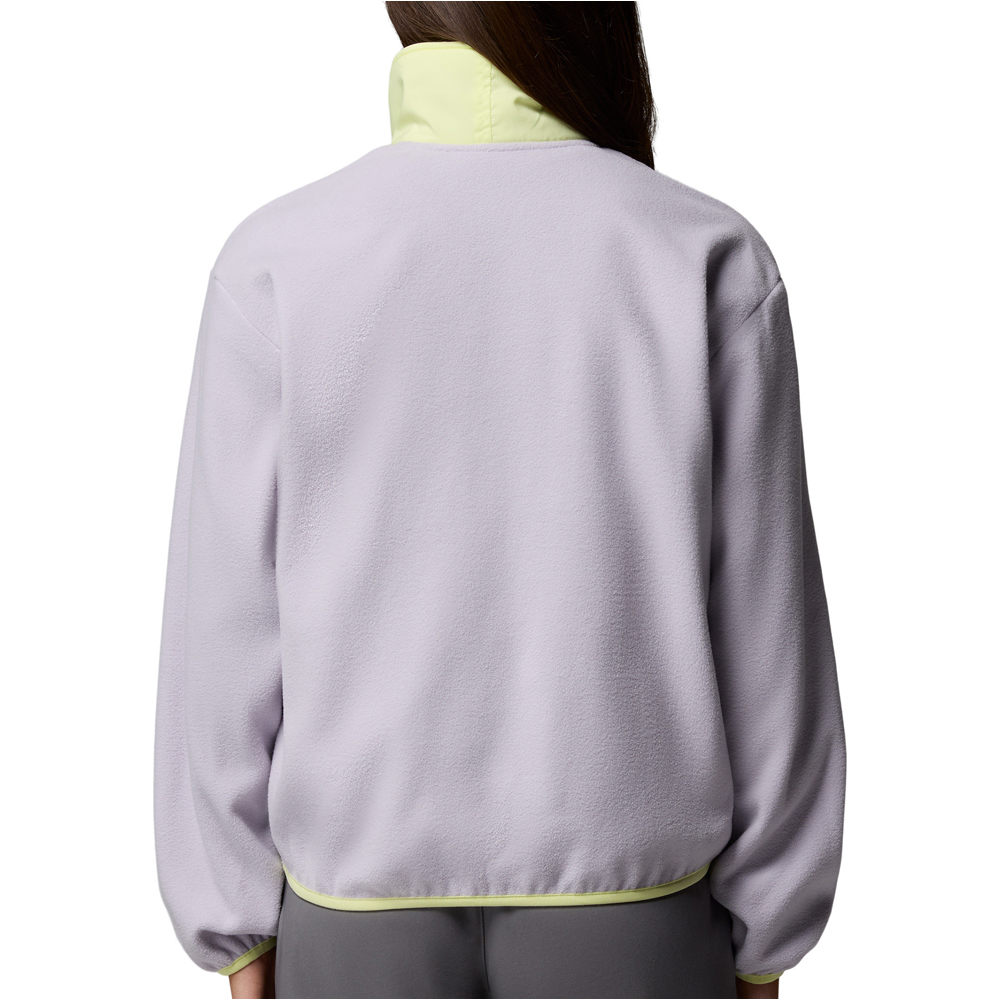 Columbia forro polar mujer Sequoia Grove 1/2 Zip Fleece vista trasera