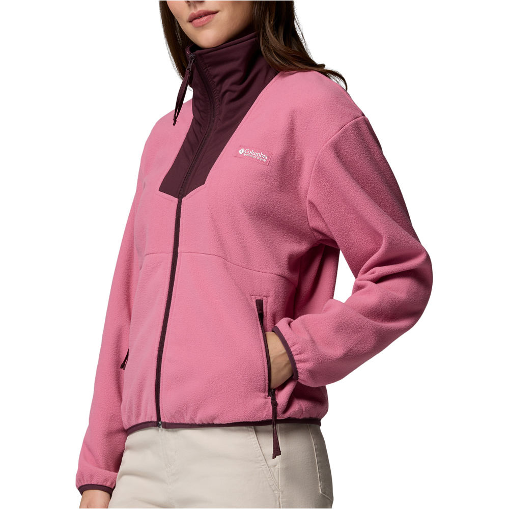 Columbia forro polar mujer Sequoia Grove Full Zip Fleece vista detalle