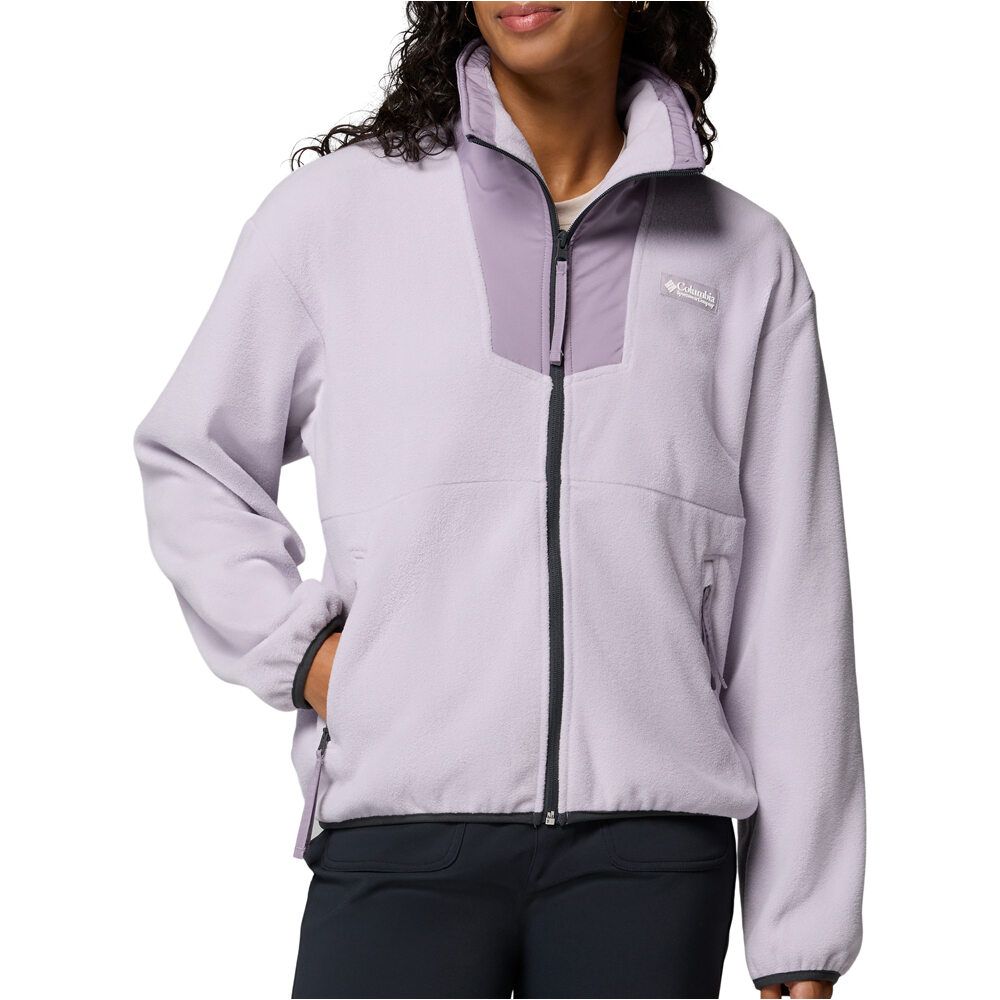 Columbia forro polar mujer Sequoia Grove Full Zip Fleece vista frontal