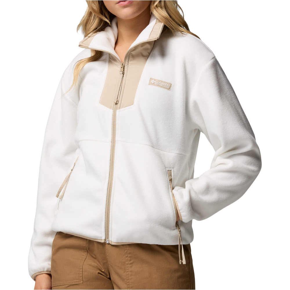 Columbia forro polar mujer Sequoia Grove Full Zip Fleece vista frontal