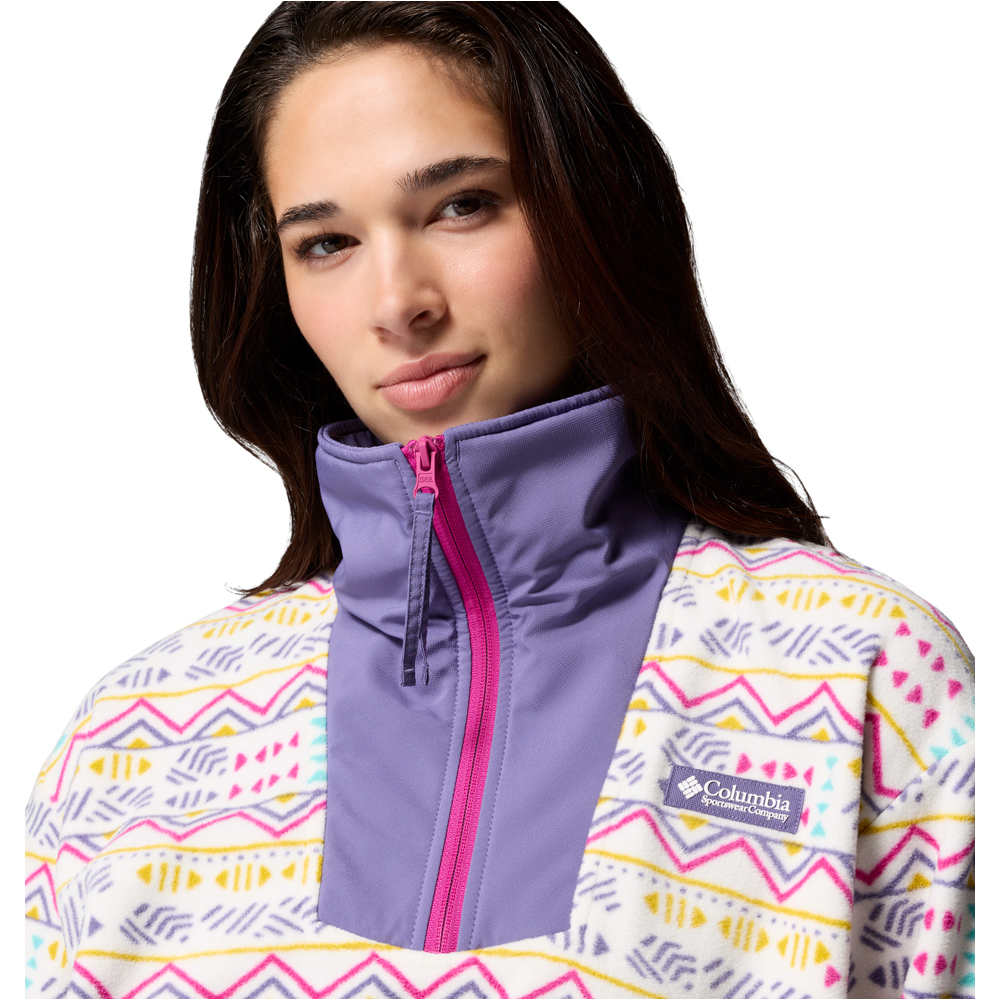 Columbia forro polar mujer Sequoia Grove Printed Half Zip 03