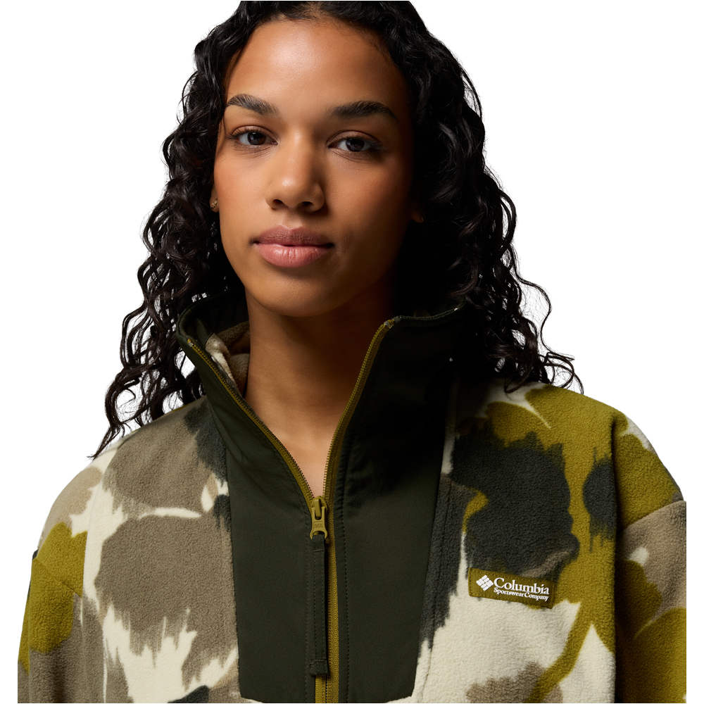 Columbia forro polar mujer Sequoia Grove Printed Half Zip 03