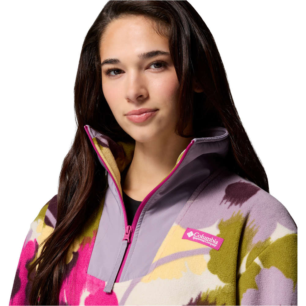 Columbia forro polar mujer Sequoia Grove Printed Half Zip 03