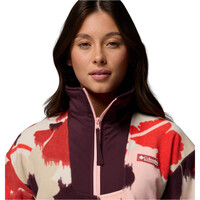 Columbia forro polar mujer Sequoia Grove Printed Half Zip 03