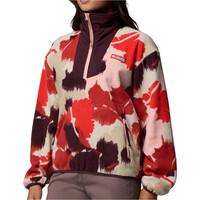 Columbia forro polar mujer Sequoia Grove Printed Half Zip vista detalle