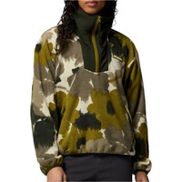 Columbia forro polar mujer Sequoia Grove Printed Half Zip vista frontal