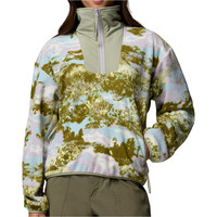 Columbia forro polar mujer Sequoia Grove Printed Half Zip vista frontal