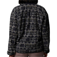 Columbia forro polar mujer Sequoia Grove Printed Half Zip vista trasera