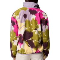 Columbia forro polar mujer Sequoia Grove Printed Half Zip vista trasera