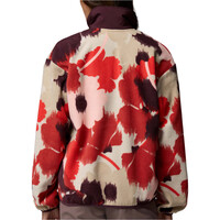 Columbia forro polar mujer Sequoia Grove Printed Half Zip vista trasera
