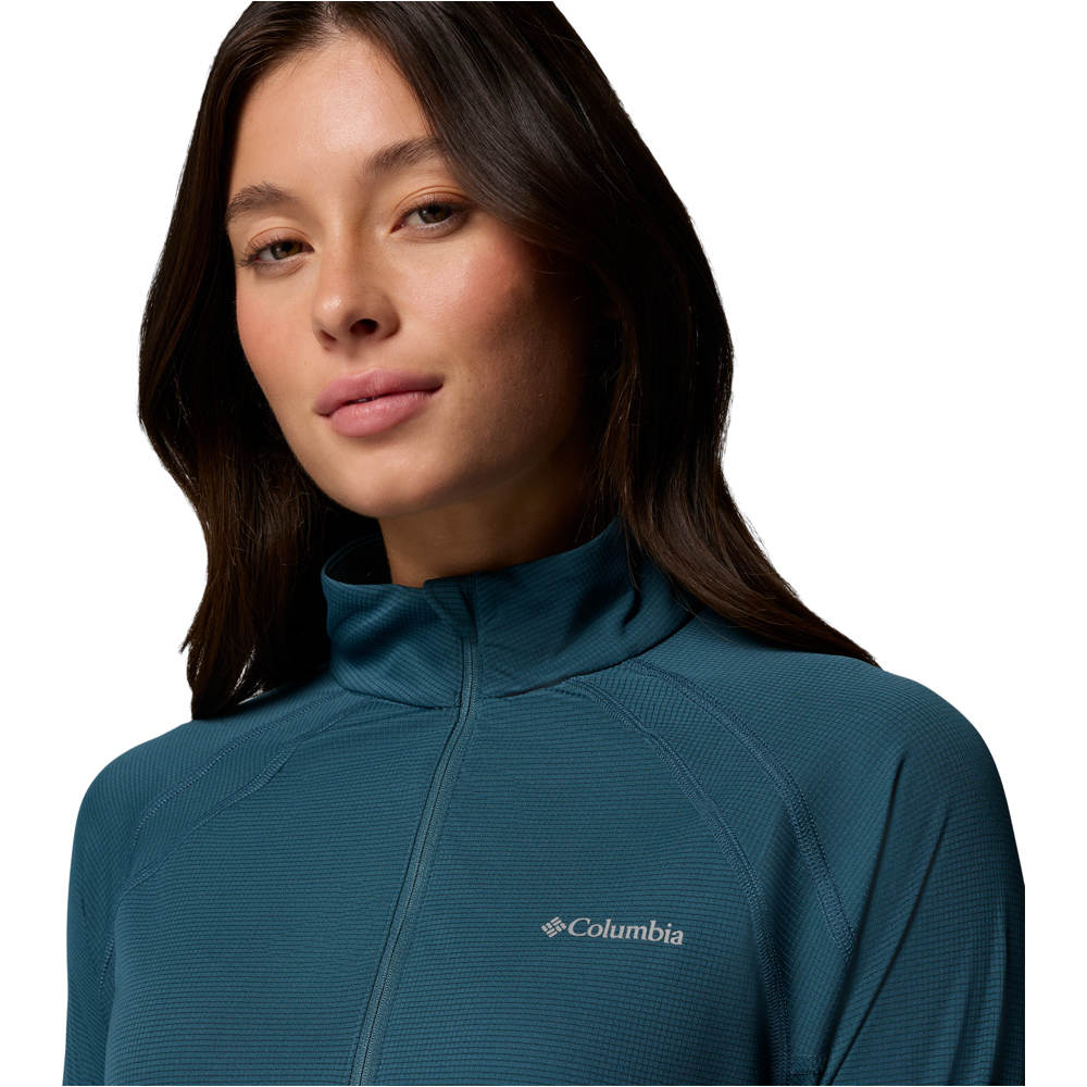 Columbia forro polar mujer Stealth Spring LS Half Zip Tee 03