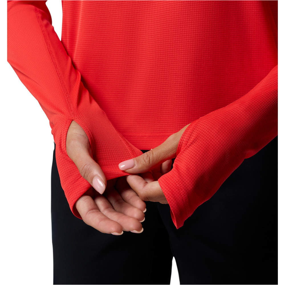 Columbia forro polar mujer Stealth Spring LS Half Zip Tee 04