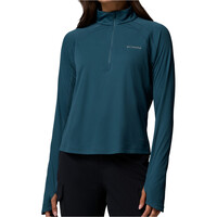 Columbia forro polar mujer Stealth Spring LS Half Zip Tee vista frontal