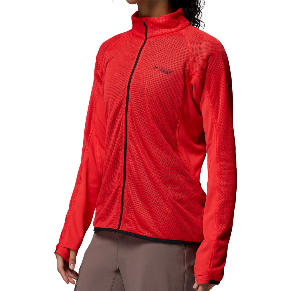 Columbia forro polar mujer Summit Step Full Zip vista detalle