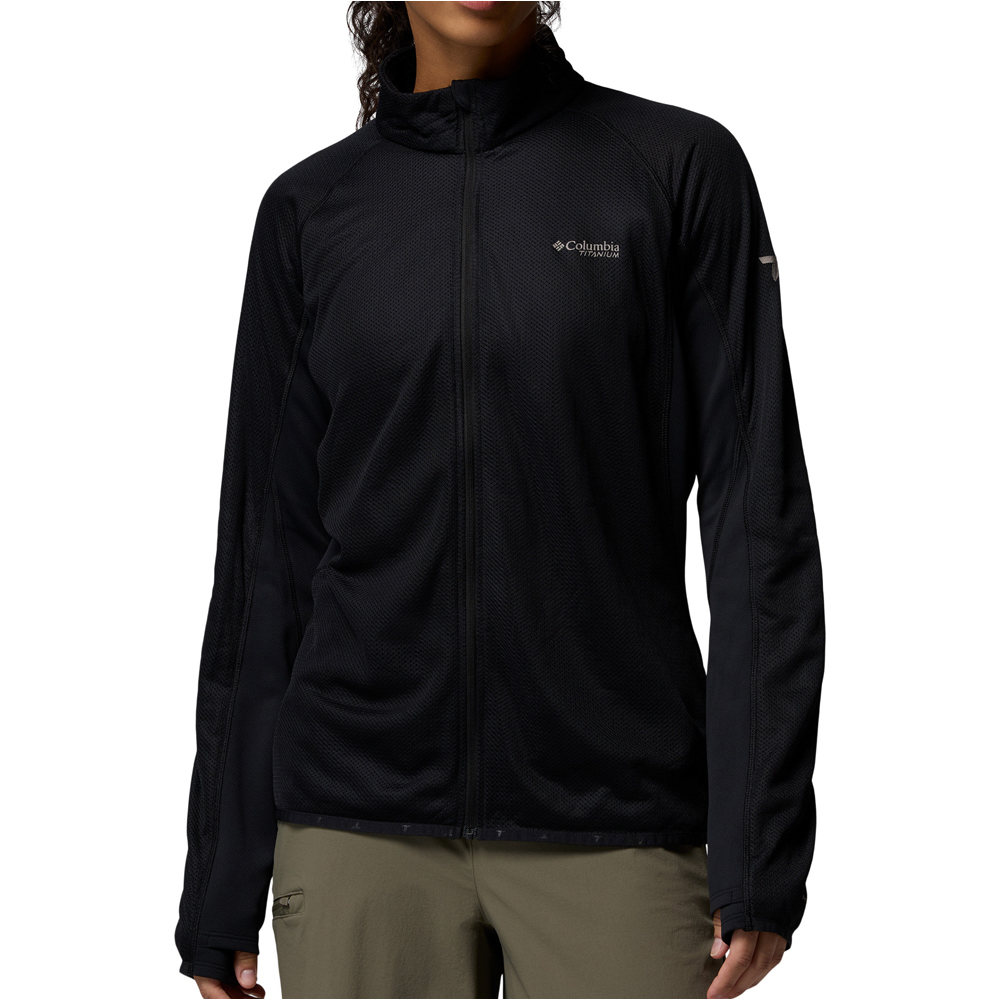 Columbia forro polar mujer Summit Step Full Zip vista frontal