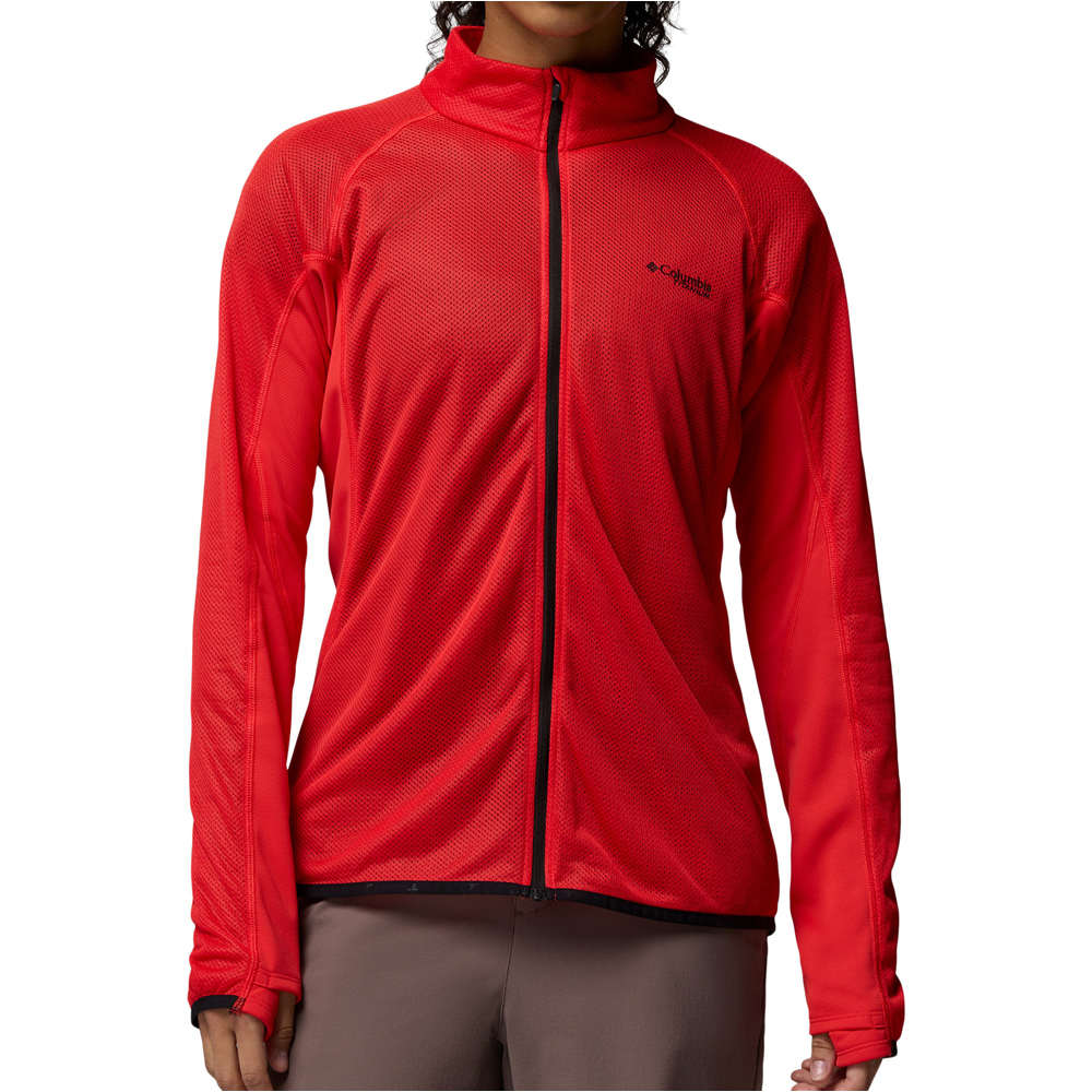 Columbia forro polar mujer Summit Step Full Zip vista frontal