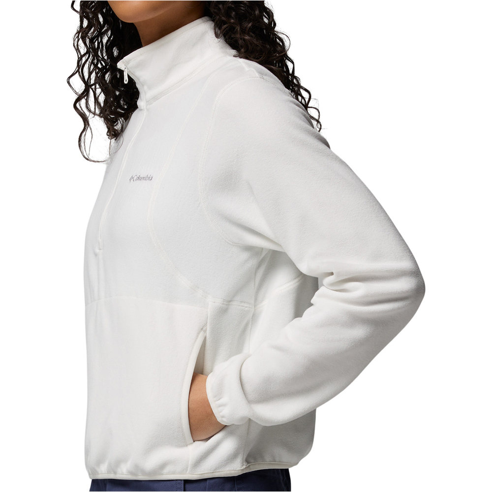 Columbia forro polar mujer Vital Valley Fleece Half Zip vista detalle