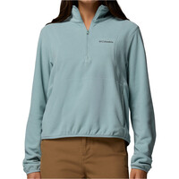 Columbia forro polar mujer Vital Valley Fleece Half Zip vista frontal