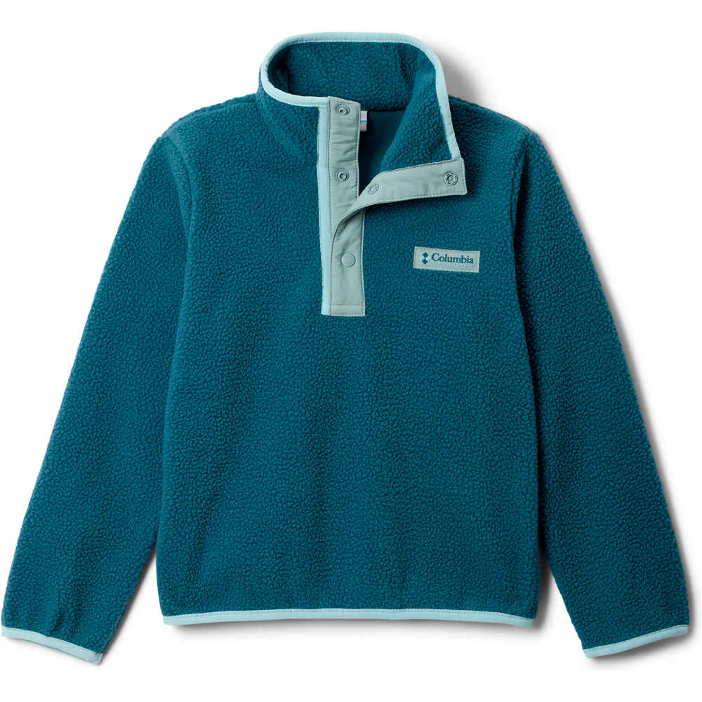Columbia forro polar niño Helvetia II Half Snap Fleece vista frontal
