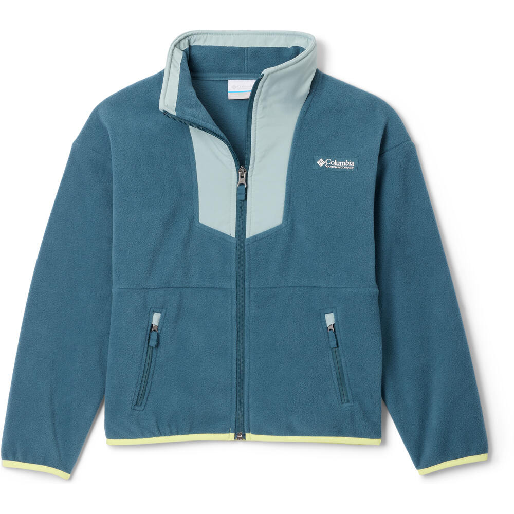 Columbia forro polar niño Sequoia Grove Full Zip Fleece vista frontal