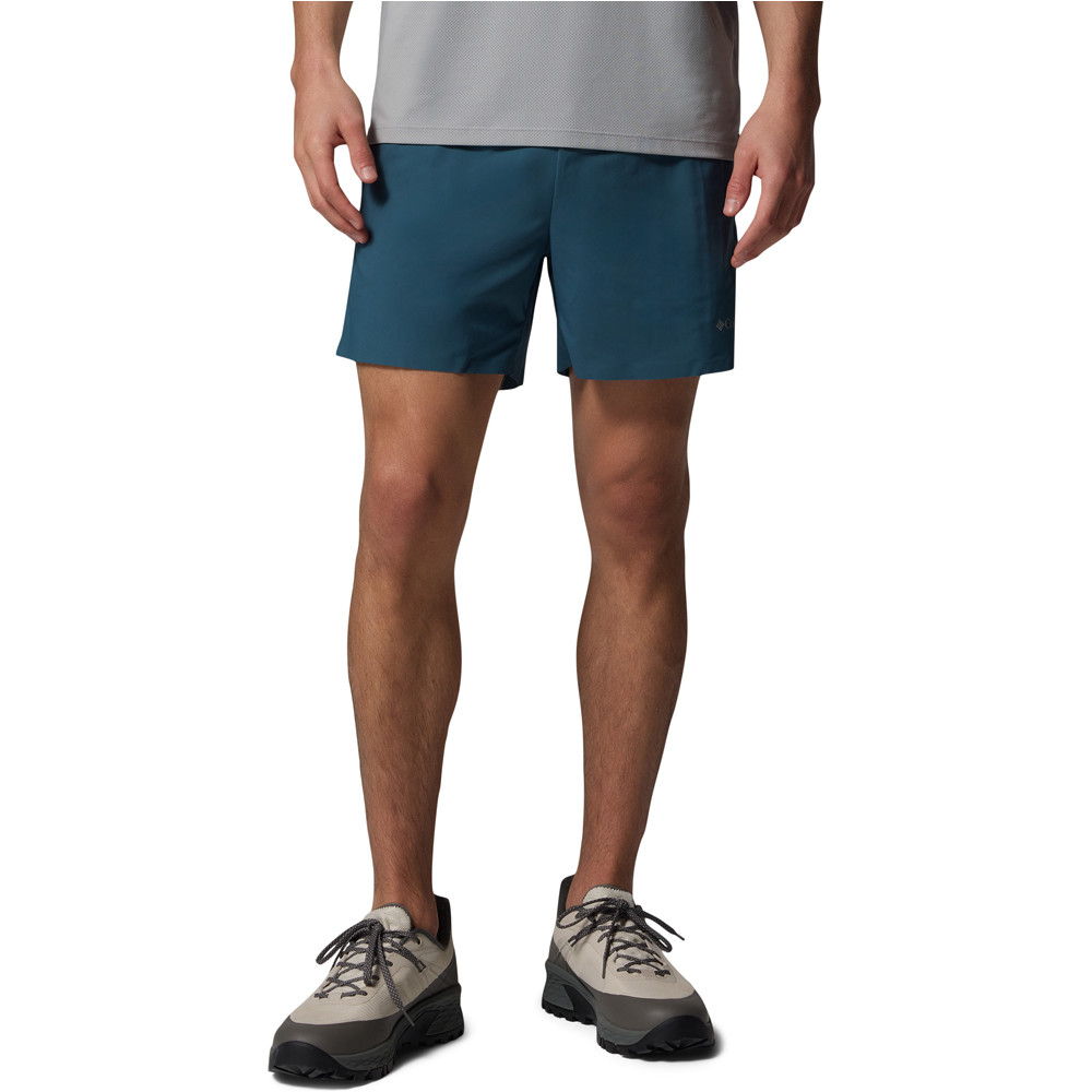 Columbia pantalón corto montaña hombre Stealth Spring Lined Short vista frontal