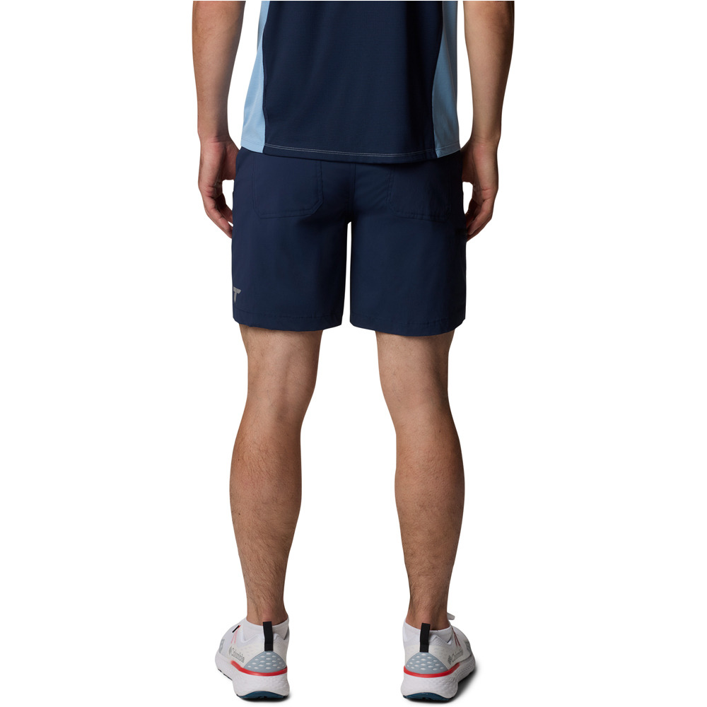Columbia pantalón corto montaña hombre Wanoga Lightweight Short vista trasera