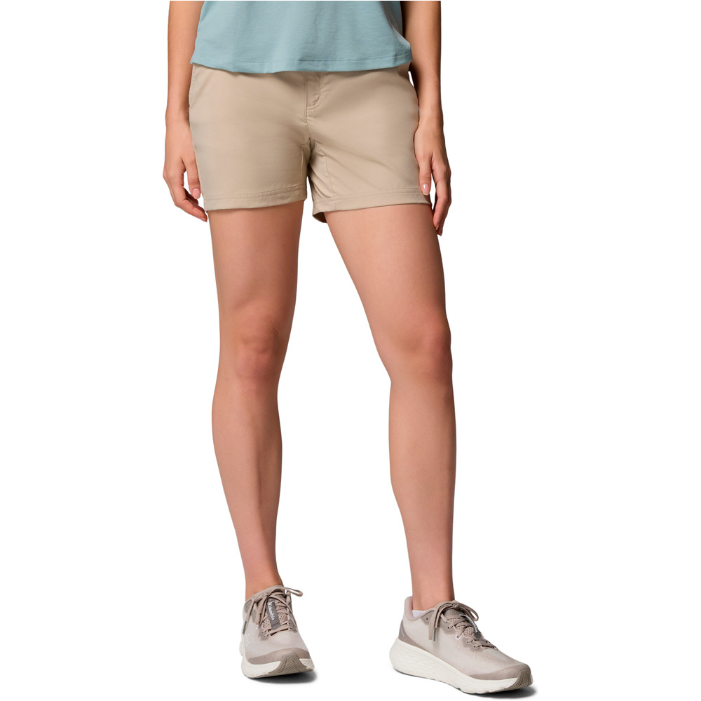 Columbia pantalón corto montaña mujer _3_Leslie Falls  Short II vista frontal