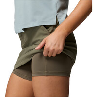 Columbia pantalón corto montaña mujer Leslie Falls II Skort 05