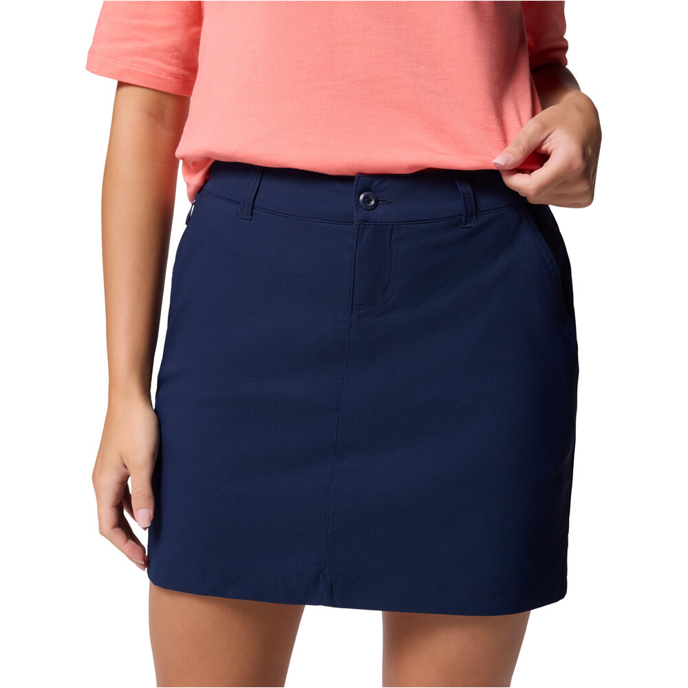 Columbia pantalón corto montaña mujer Leslie Falls II Skort vista frontal