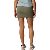 Columbia pantalón corto montaña mujer Leslie Falls II Skort vista trasera