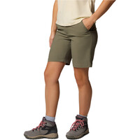 Columbia pantalón corto montaña mujer Leslie Falls Long Short II vista detalle