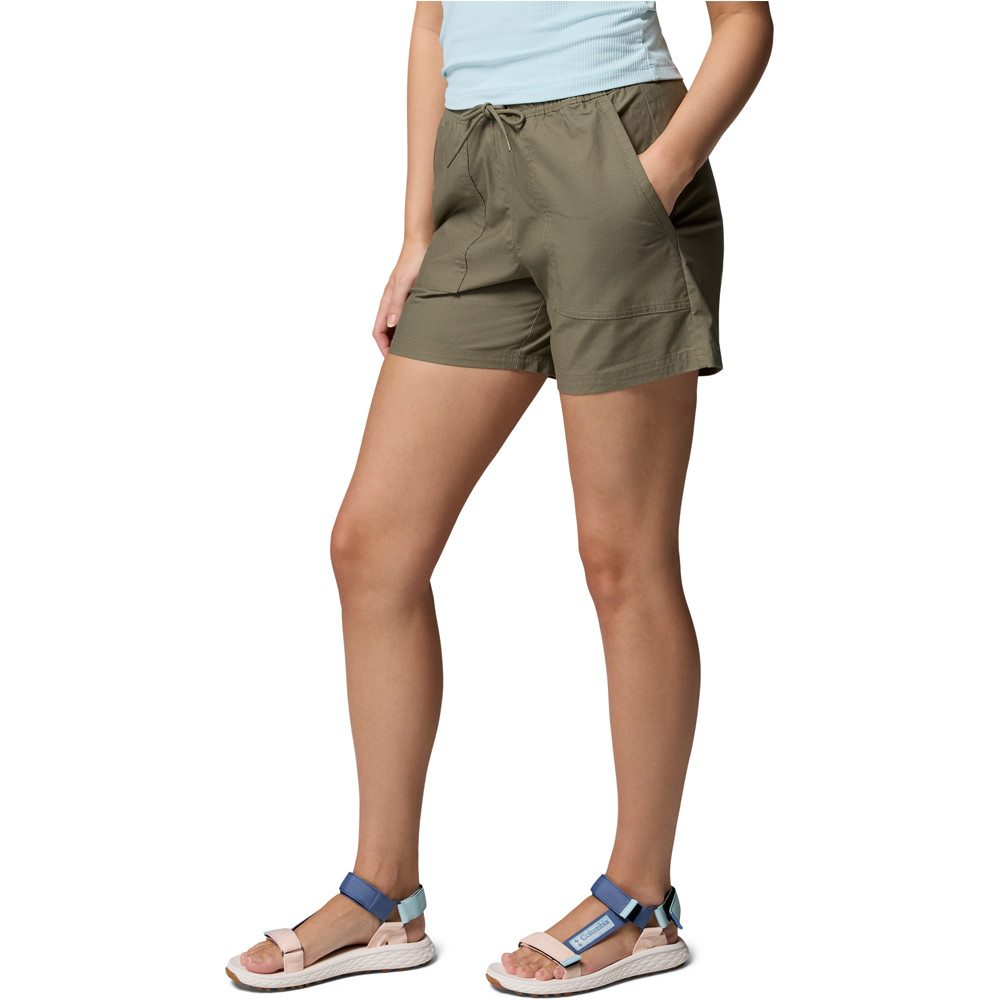 Columbia pantalón corto montaña mujer ROC Ripstop Short vista detalle
