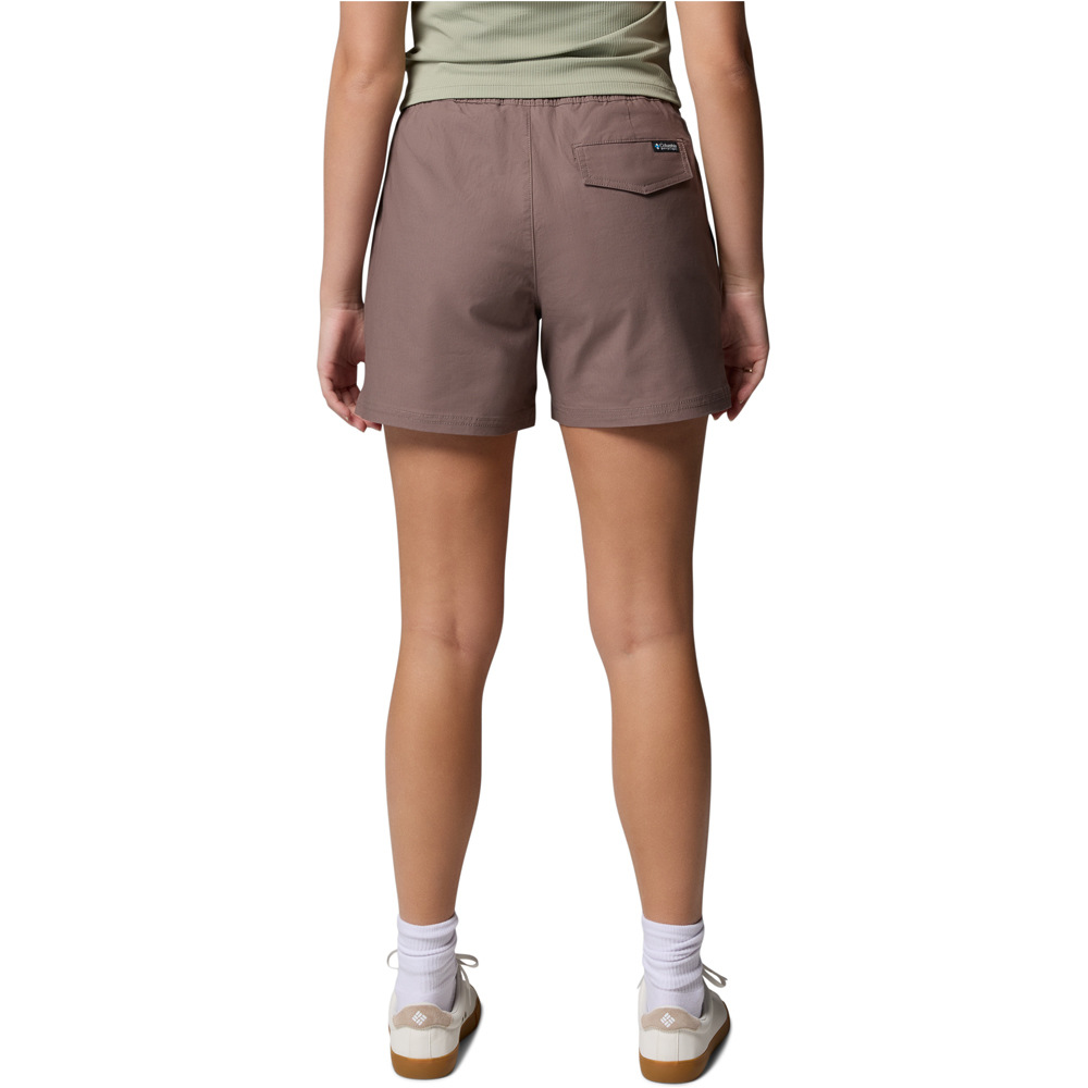 Columbia pantalón corto montaña mujer ROC Ripstop Short vista trasera