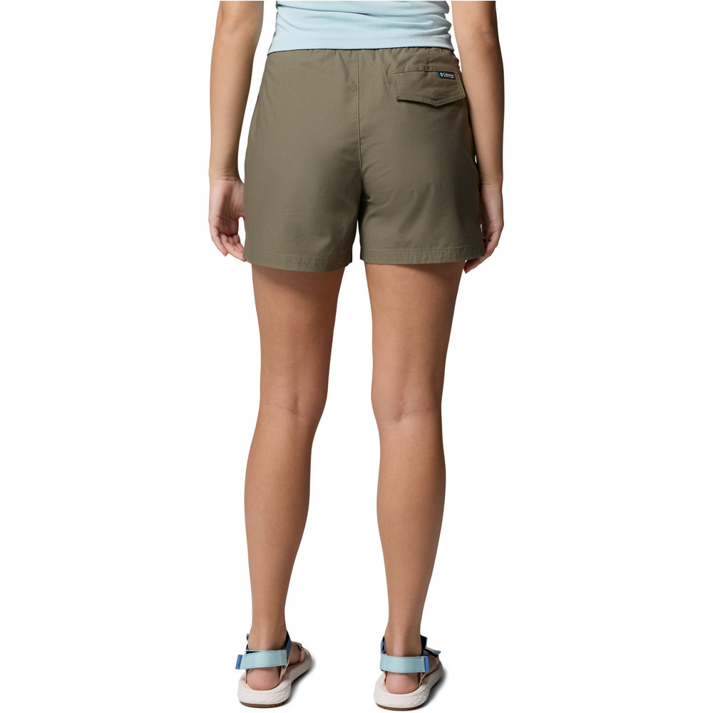 Columbia pantalón corto montaña mujer ROC Ripstop Short vista trasera