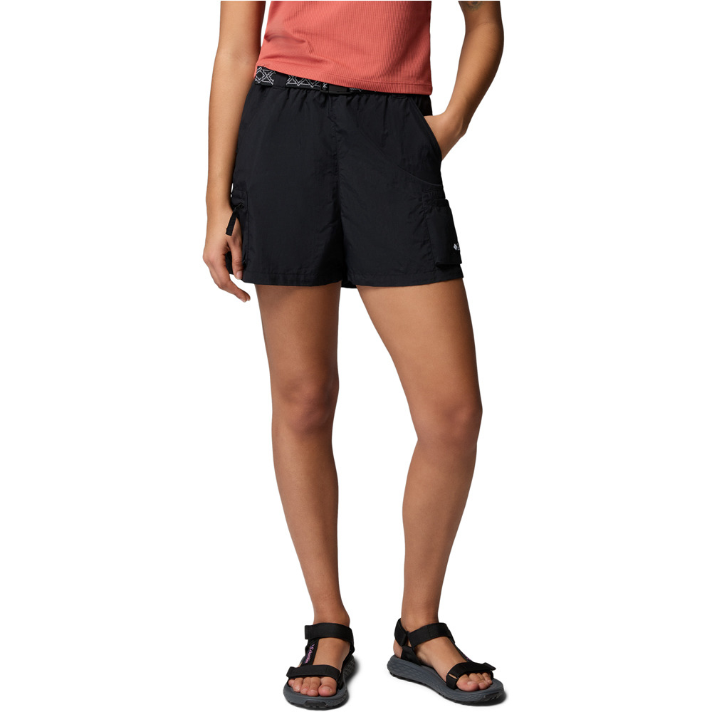 Columbia pantalón corto montaña mujer Sequoia Grove  Woven Short vista frontal