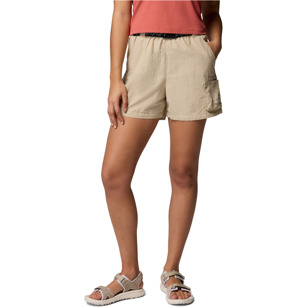 Columbia pantalón corto montaña mujer Sequoia Grove  Woven Short vista frontal