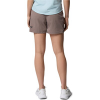 Columbia pantalón corto montaña mujer Silver Ridge Elite Short vista trasera