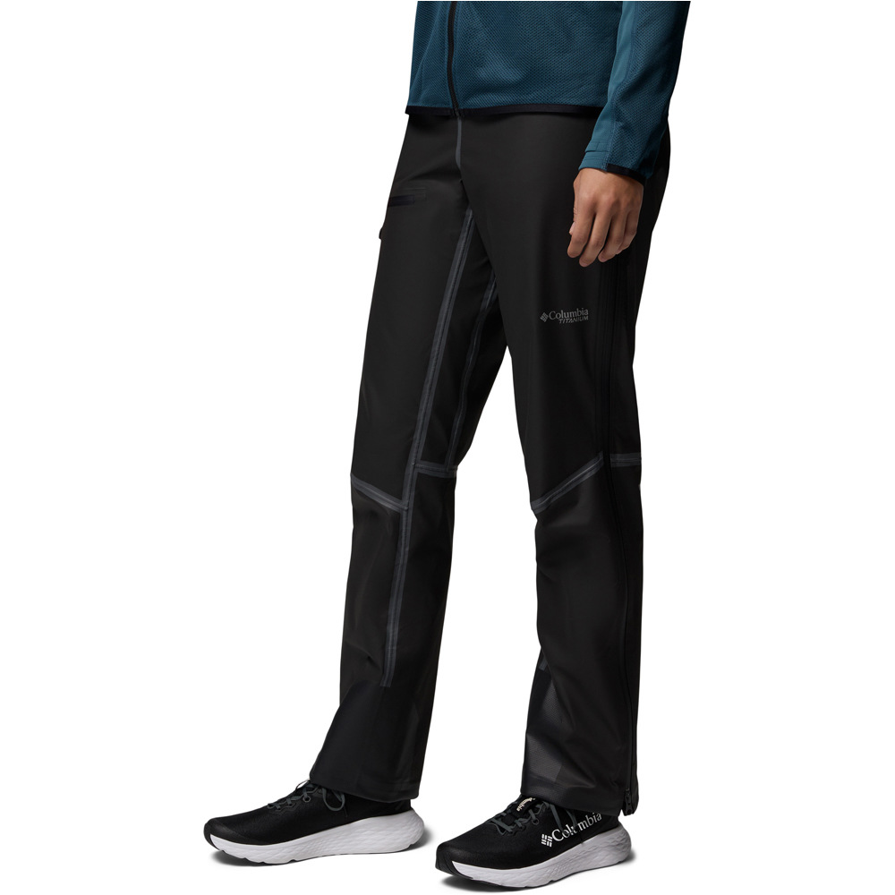 Columbia pantalón impermeable mujer Whistler Peak Pant vista detalle